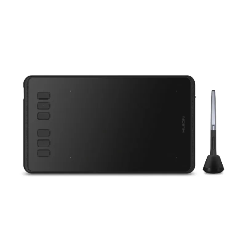 Huion H640P 6,3 дюйма x 3,9 дюйма 8192 Famale. 6-клавишный графический планшет 
Huion H640P 6,3 дюйма x 3,9 дюйма 8192 Famale. 6-клавишный графический планшет