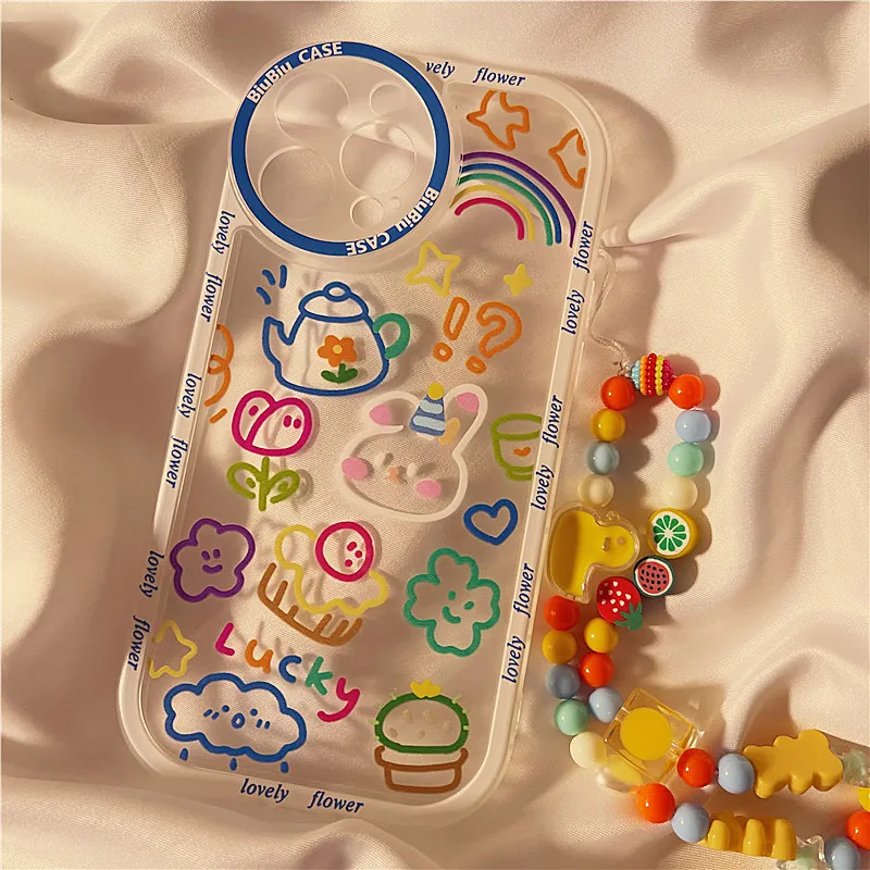 Cute Doodle Rabbit rainbow Pattern For IPhone 11 12 13 Pro Max 6 6s 7 8 Plus X XR XS Max 12 Mini Case DIY Soft TPU Cover
Cute Doodle Rabbit rainbow Pattern For IPhone 11 12 13 Pro Max 6 6s 7 8 Plus X XR XS Max 12 Mini Case DIY Soft TPU Cover