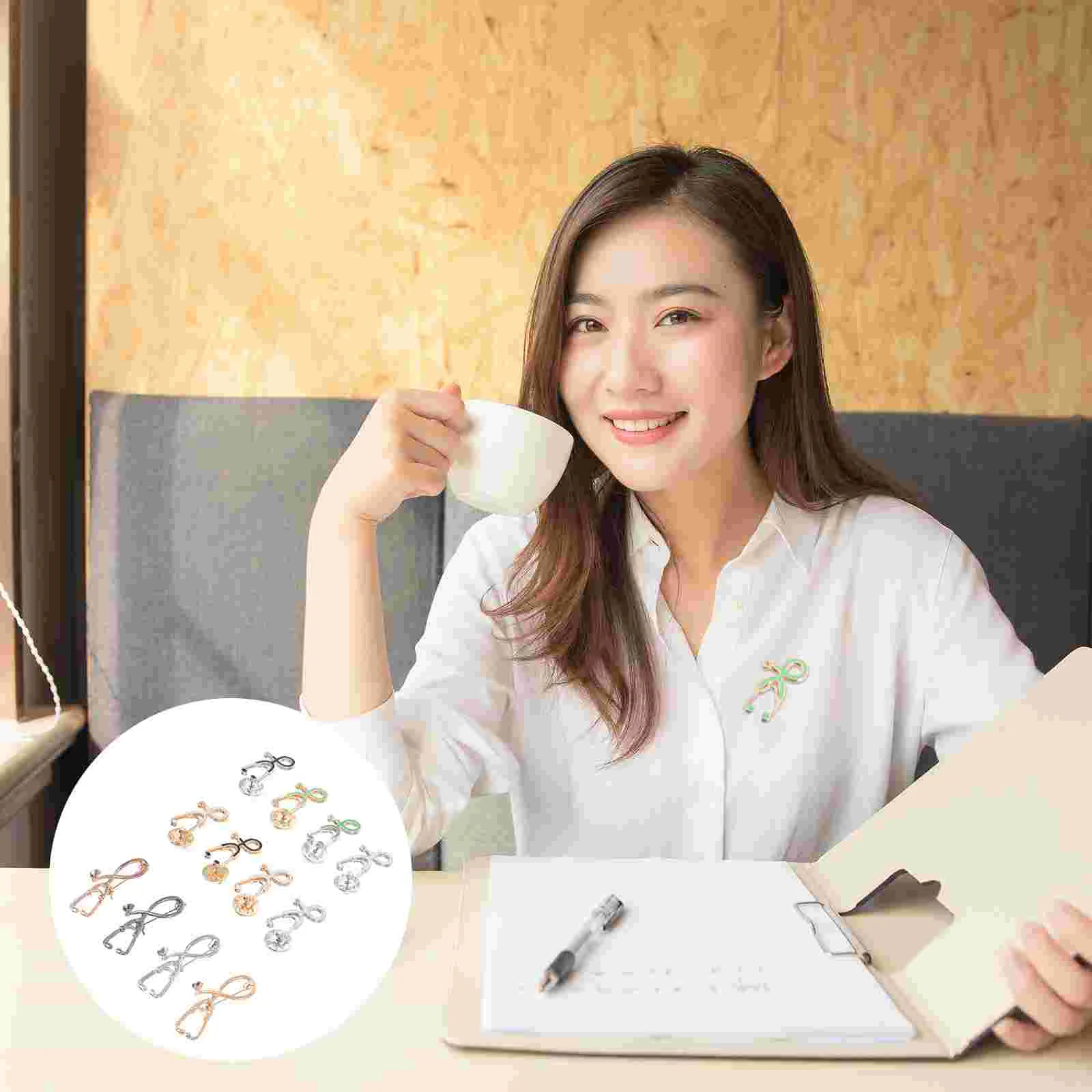 12 Pcs Handbag Badge Student Nurse Creative Brooch Alloy Backpack Students Brooches Jewelry Retro Stethoscope
12 Pcs Handbag Badge Student Nurse Creative Brooch Alloy Backpack Students Brooches Jewelry Retro Stethoscope
