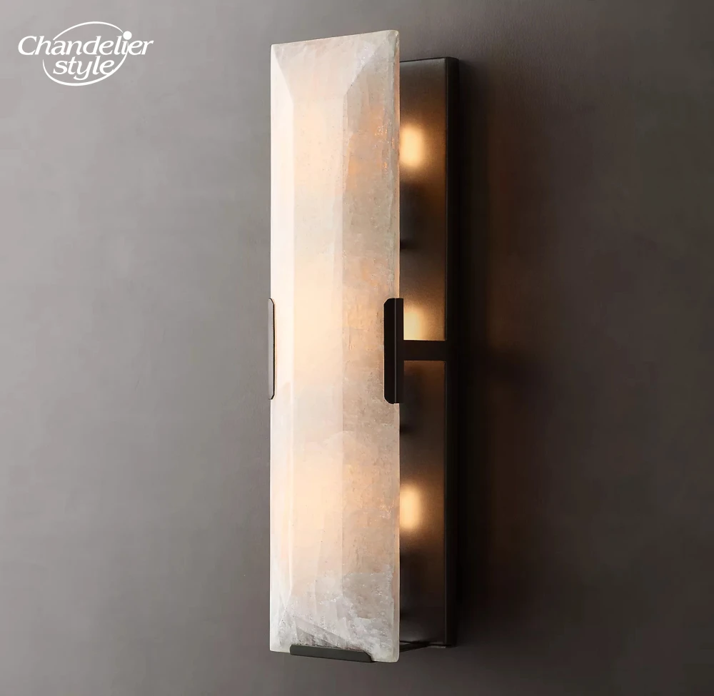 Harlow Calcite Linear Sconce Modern Retro LED Brass Chrome Black Marble Stone Wall Lamps Living Room Bedroom Bathroom Lamps Deco
Harlow Calcite Linear Sconce Modern Retro LED Brass Chrome Black Marble Stone Wall Lamps Living Room Bedroom Bathroom Lamps Deco