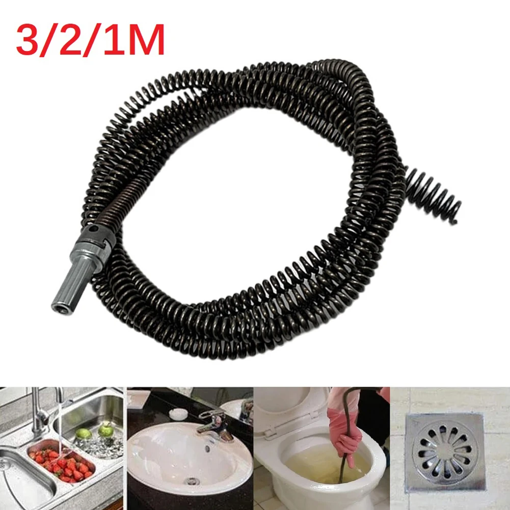 3/2/1M Pipe Dredging Tool Spring Pipe Sewer Pipe Unblocker Bathroom Kitchen Drain Cleaner Sinks Basin Pipeline Clogged Remover
3/2/1M Pipe Dredging Tool Spring Pipe Sewer Pipe Unblocker Bathroom Kitchen Drain Cleaner Sinks Basin Pipeline Clogged Remover