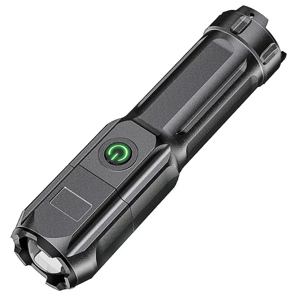 

USB Rechargeable Torch Retractable Torch For Outdoor Camping Torch Emergency And Outdoor Flashlight Powerful Torch