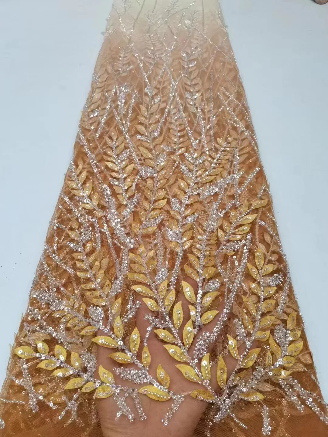 2023 High Quality African Nigerian Tulle Lace Fabric With Sequins Embroidery Sewing Guipure Net Cloth Prom Dresses Beads PL397-7
2023 High Quality African Nigerian Tulle Lace Fabric With Sequins Embroidery Sewing Guipure Net Cloth Prom Dresses Beads PL397-7
