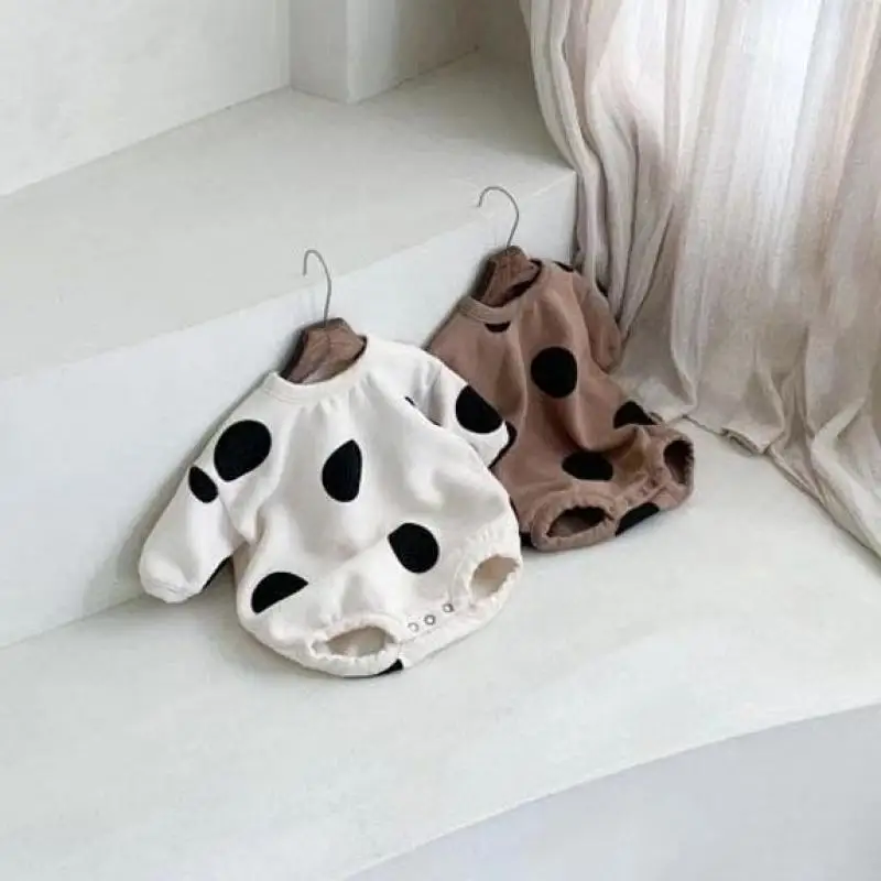 Baby Loose Fashion Polka Dot Long Sleeves Jumpsuit 0-2y Kid Boy Autumn New Simple Comfortable Cotton Bodysuit Infant Outfits
Baby Loose Fashion Polka Dot Long Sleeves Jumpsuit 0-2y Kid Boy Autumn New Simple Comfortable Cotton Bodysuit Infant Outfits
