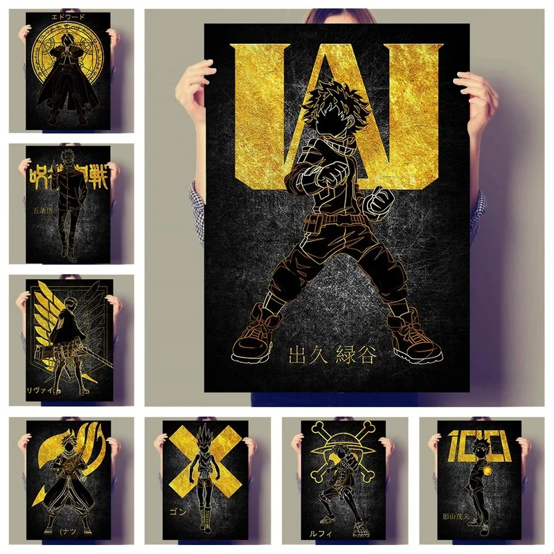 Anime Frameless Poster My Hero Academia Demon Slayer Jujutsu Kaisen Attack on Titan One Piece, Room Decor Canvas Painting
Anime Frameless Poster My Hero Academia Demon Slayer Jujutsu Kaisen Attack on Titan One Piece, Room Decor Canvas Painting