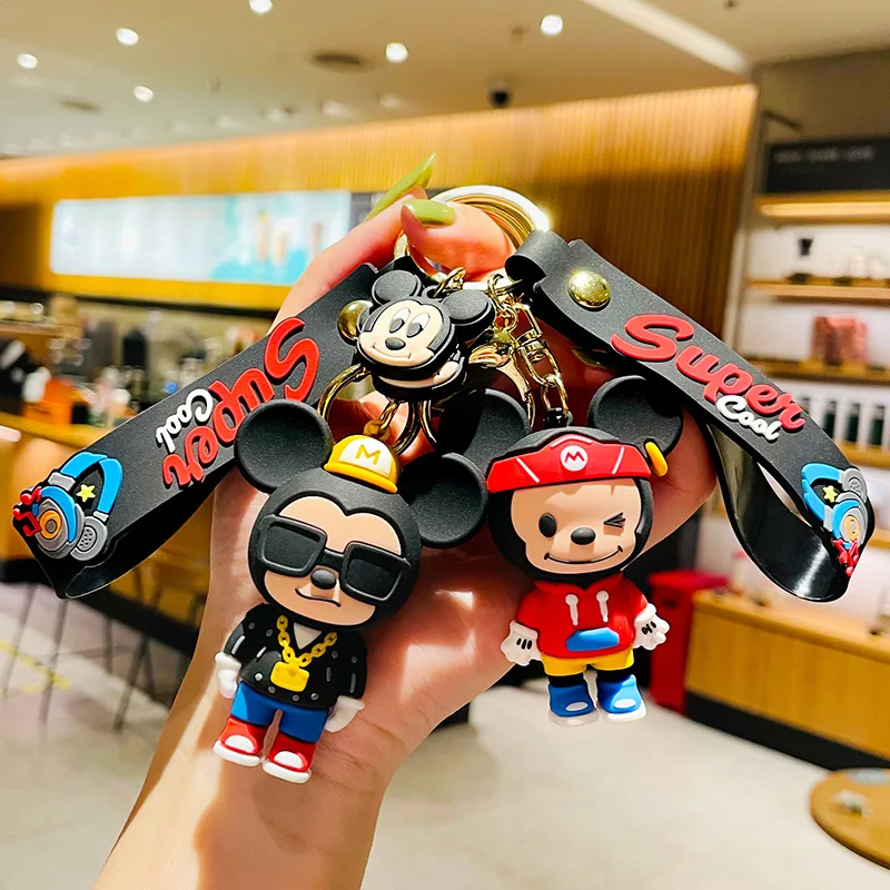 Cool Mickey Minnie Keychain Fashion Cartoon Epoxy Doll Keyring Bag Ornament Car Key Chain Jewelry Gift
Cool Mickey Minnie Keychain Fashion Cartoon Epoxy Doll Keyring Bag Ornament Car Key Chain Jewelry Gift