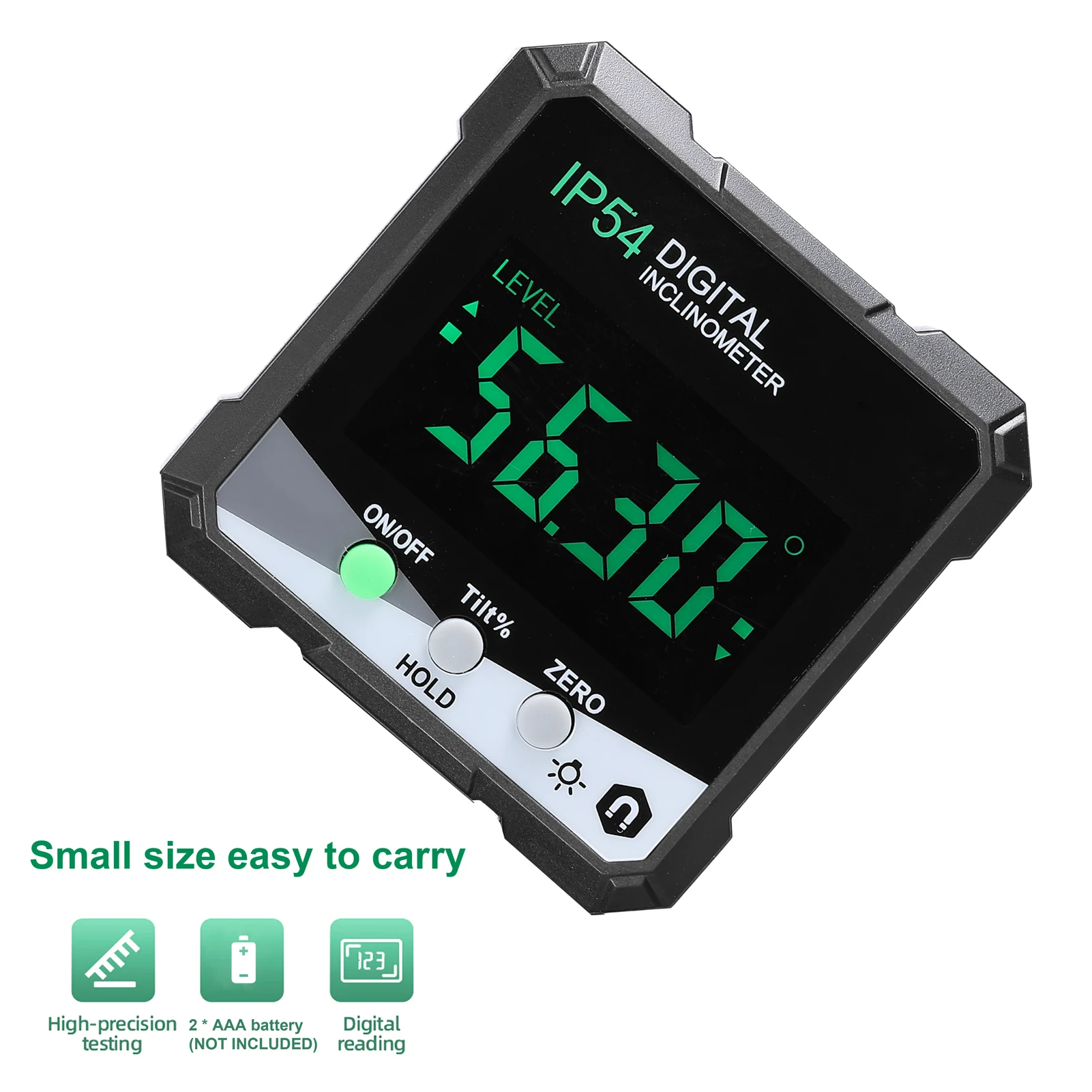 Цифровой Инклинометр IP54 4*90 °, ЖК-дисплей с подсветкой, транспортир, измеритель наклона, угловая линейка, односторонний Магнитный Гониометр
Цифровой Инклинометр IP54 4*90 °, ЖК-дисплей с подсветкой, транспортир, измеритель наклона, угловая линейка, односторонний Магнитный Гониометр