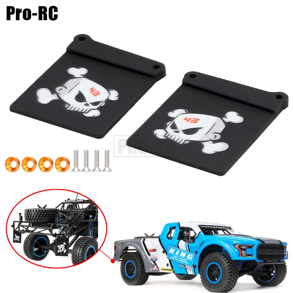 2Pcs Rubber Quarters Rear Fender Mud Flaps Set for 1/10 Team Losi XXX-SCT TEN-SCTE Baja Rey Desert Truck RC Car DIY Parts
2Pcs Rubber Quarters Rear Fender Mud Flaps Set for 1/10 Team Losi XXX-SCT TEN-SCTE Baja Rey Desert Truck RC Car DIY Parts