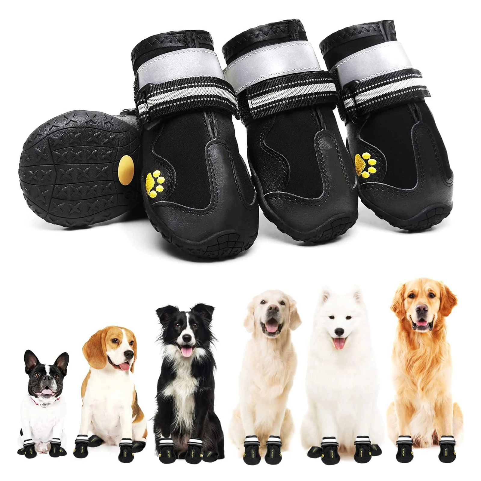 Size Booties Reflective Outdoor Dog Anti-slip Shoes For Waterproof All Dog Breed Boots Dogs Tape Hiking Dog Summer
Size Booties Reflective Outdoor Dog Anti-slip Shoes For Waterproof All Dog Breed Boots Dogs Tape Hiking Dog Summer