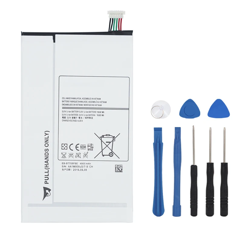 OHD Original High Capacity Battery EB-BT705FBE EB-BT705FBC For Samsung Galaxy Tablet Tab S 8.4 SM-T700 T700 T705 4900mAh + Tool
OHD Original High Capacity Battery EB-BT705FBE EB-BT705FBC For Samsung Galaxy Tablet Tab S 8.4 SM-T700 T700 T705 4900mAh + Tool