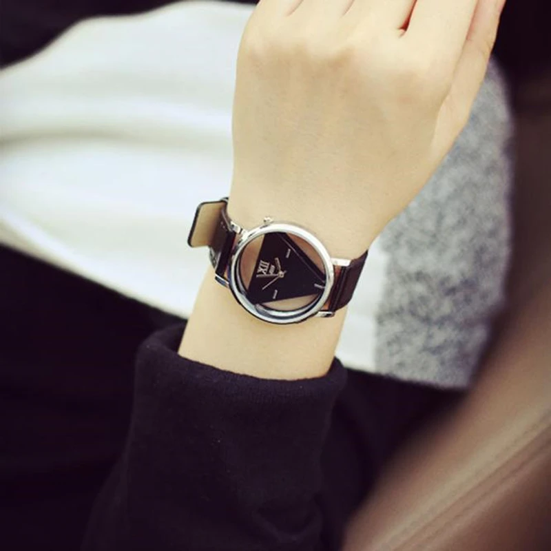 Watch Women Wrist Quartz Modern New Luxury Fashion Hollowed-out Triangular Dial Casual Gift For Female Watches Reloj Mujer 2021
Watch Women Wrist Quartz Modern New Luxury Fashion Hollowed-out Triangular Dial Casual Gift For Female Watches Reloj Mujer 2021