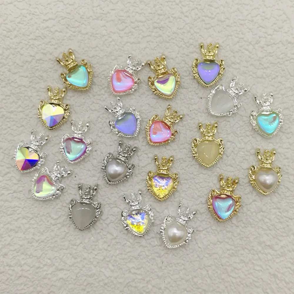 40pcs Neverland FANCY Heart Charms Nail Enhance Decor Valentines Crown Hearts Mocha Diamonds Manicure Trendy Classic Adorn Alloy
40pcs Neverland FANCY Heart Charms Nail Enhance Decor Valentines Crown Hearts Mocha Diamonds Manicure Trendy Classic Adorn Alloy