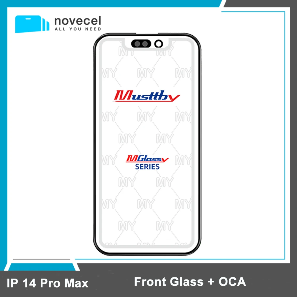 Novecel High Quality Mobile Phone Front Glass With OCA For Iphone 14 Promax Repair Spare Parts
Novecel High Quality Mobile Phone Front Glass With OCA For Iphone 14 Promax Repair Spare Parts