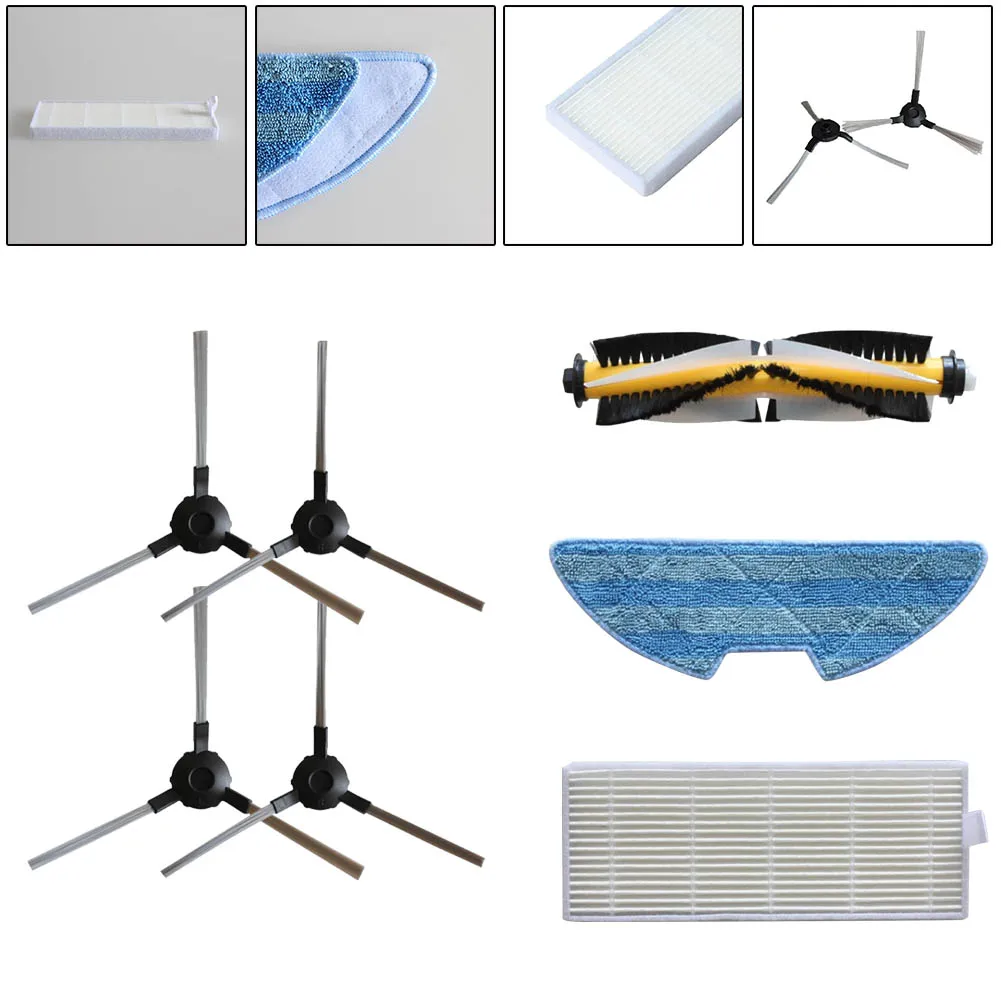 Main Brush Side Brush Filter Mop Cloth Set For BL509 Robotic Vacuum Cleaner Roll Brush Rag Mopping Part Filter Element
Main Brush Side Brush Filter Mop Cloth Set For BL509 Robotic Vacuum Cleaner Roll Brush Rag Mopping Part Filter Element