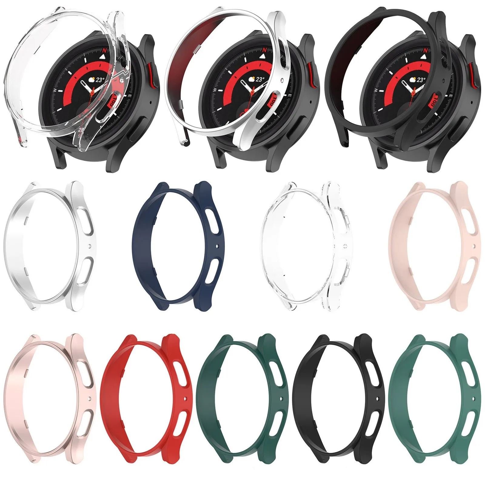 Compatible With Samsung Galaxy Watch5pro 45mm PC Hard Shell Half Case Protective Case Wear Drop Anti Drop Not Easy To Fall Off
Compatible With Samsung Galaxy Watch5pro 45mm PC Hard Shell Half Case Protective Case Wear Drop Anti Drop Not Easy To Fall Off
