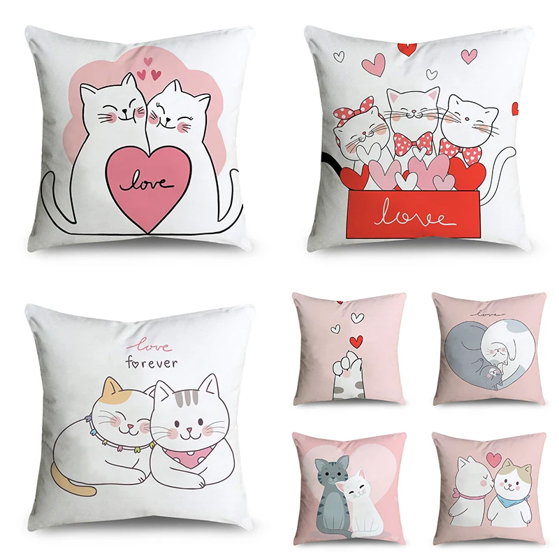 Valentine's day gift Cushion Cover Cat Short velvet Decorative Pillowcase For Living Room Car Sofa Chair Decor Pillows 45cm*45cm
Valentine's day gift Cushion Cover Cat Short velvet Decorative Pillowcase For Living Room Car Sofa Chair Decor Pillows 45cm*45cm