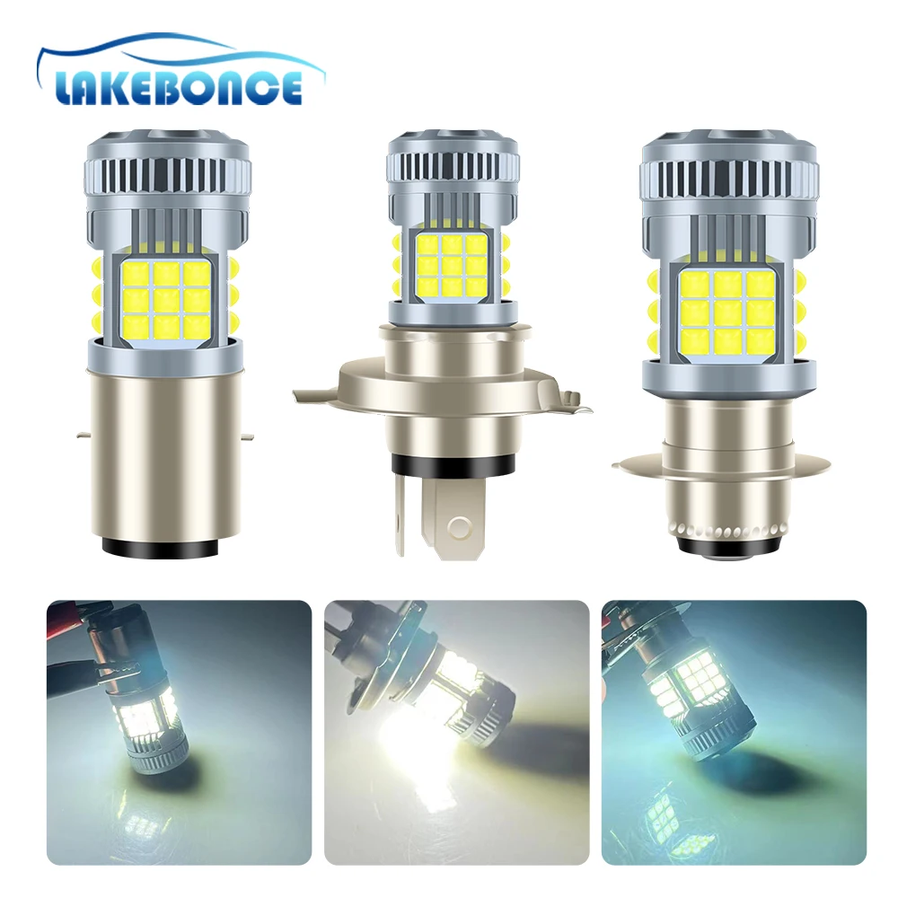 20W H4 LED Motorcycle Headlight Bulbs BA20D H6 P15D High Low Beam Light 3030 36SMD Motor Lamp 12V 3000LM Scooter Accessories
20W H4 LED Motorcycle Headlight Bulbs BA20D H6 P15D High Low Beam Light 3030 36SMD Motor Lamp 12V 3000LM Scooter Accessories