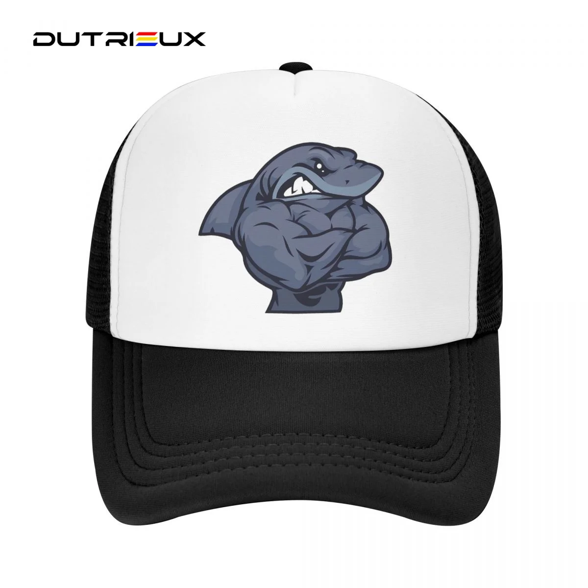 

Muscle Sharks Unisex Cap Casual Plain Baseball Cap Adjustable Snapback Trucker Hats For Women Men
