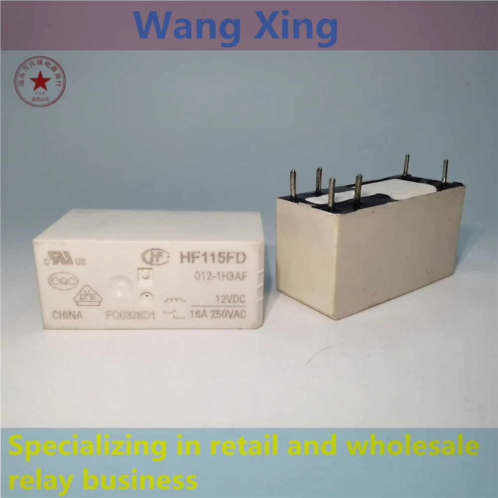 

HF115FD 012-1H3AF Electromagnetic Power Relay 6 Pins