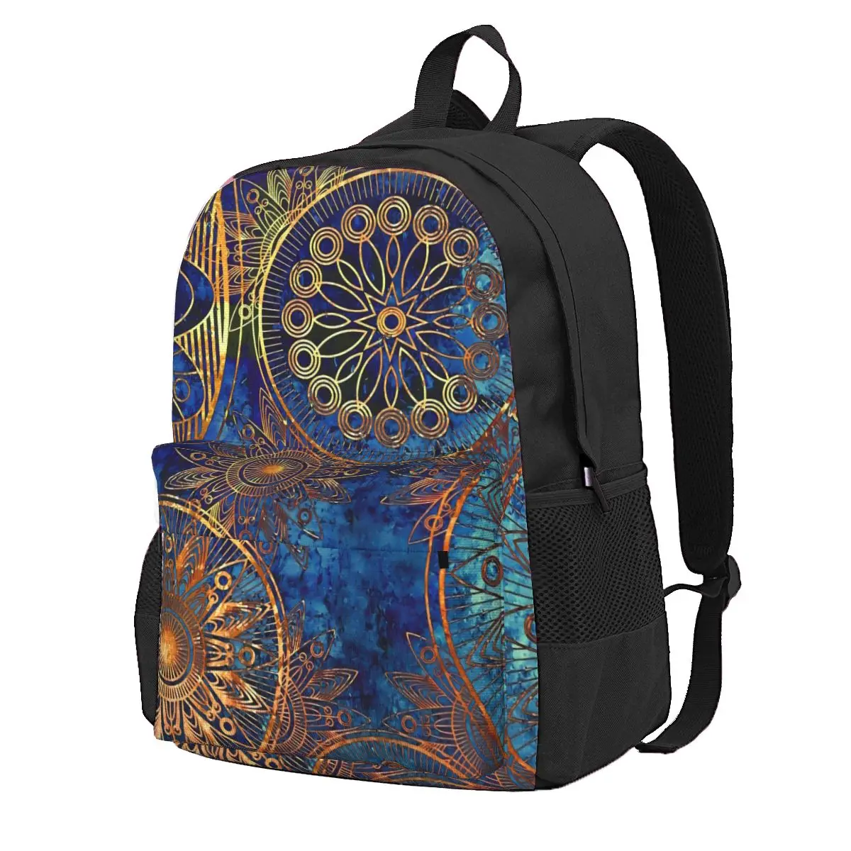 Celestial Steampunk Backpack Blue Gold Mandala Camping Backpacks Student Colorful Durable School Bags Leisure Rucksack
Celestial Steampunk Backpack Blue Gold Mandala Camping Backpacks Student Colorful Durable School Bags Leisure Rucksack