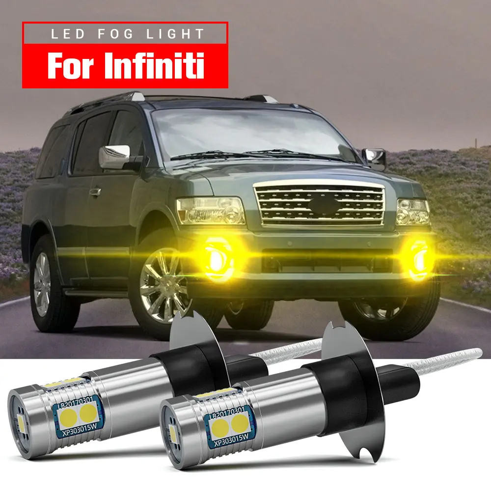 2pcs LED Fog Light Lamp Blub H3 Canbus Error Free For Infiniti I30 2000-2002 QX4 2001-2003 M45 2003-2004 QX56 2004-2010
2pcs LED Fog Light Lamp Blub H3 Canbus Error Free For Infiniti I30 2000-2002 QX4 2001-2003 M45 2003-2004 QX56 2004-2010