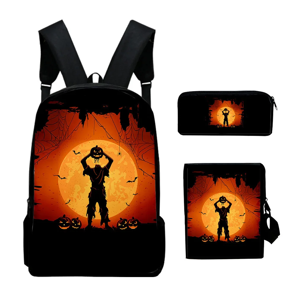 Popular Classic Halloween 3pcs/Set Backpack 3D Print School Student Bookbag Travel Laptop Daypack Shoulder Bag Pencil Case
Popular Classic Halloween 3pcs/Set Backpack 3D Print School Student Bookbag Travel Laptop Daypack Shoulder Bag Pencil Case