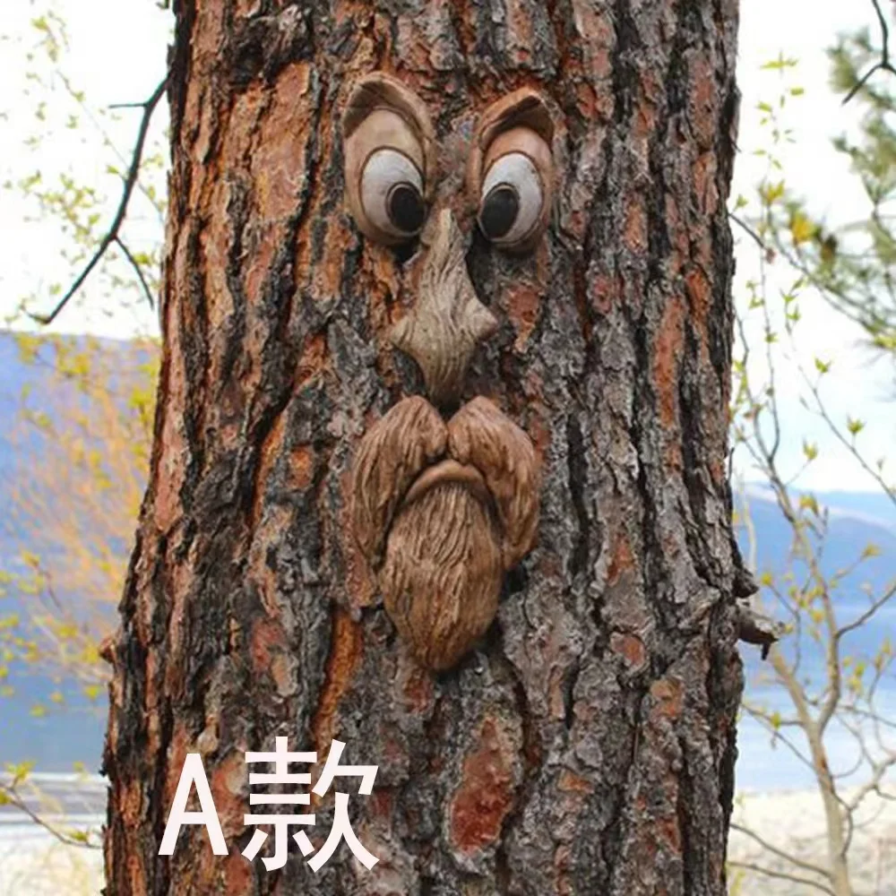 Bark Glow Tree Face Monster Facial Features Resin Crafts Easter Halloween Christmas Creative Outdoor Decorations
Bark Glow Tree Face Monster Facial Features Resin Crafts Easter Halloween Christmas Creative Outdoor Decorations