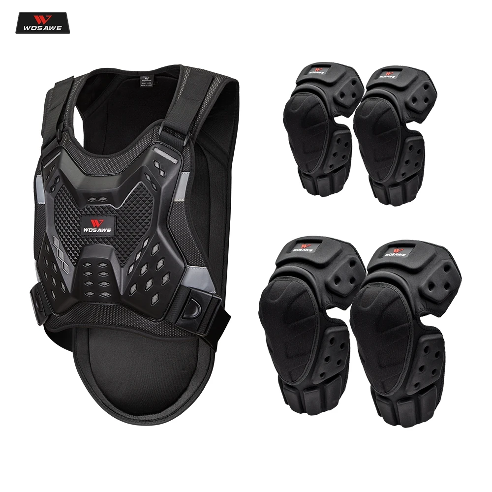 WOSAWE Motorcycle Jacket Full Body Armor Set Motorbike Chest Armor Suit Motocross Racing Protective Gear Moto Knee Protection
WOSAWE Motorcycle Jacket Full Body Armor Set Motorbike Chest Armor Suit Motocross Racing Protective Gear Moto Knee Protection