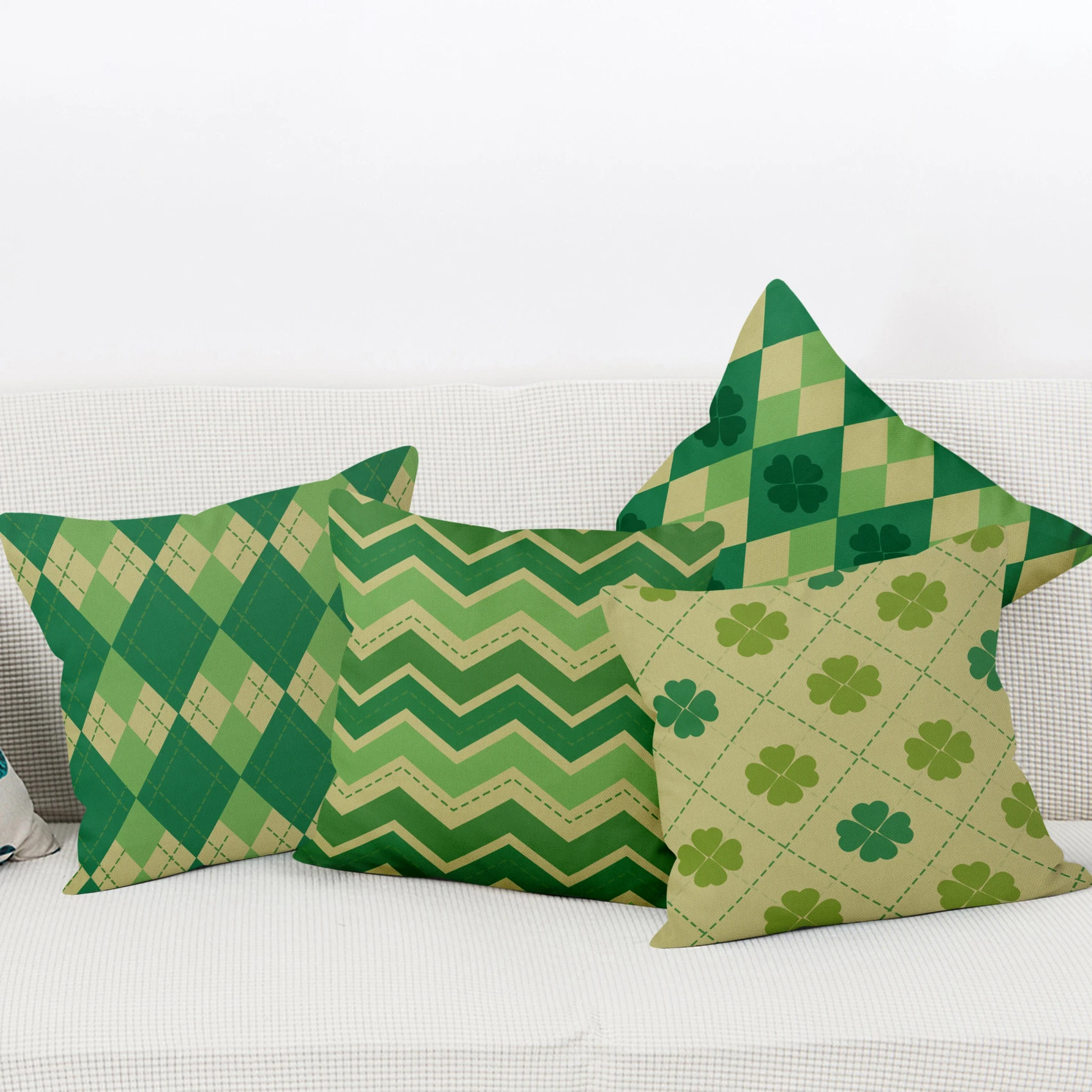 Clover Throw Pillow Covers Cotton Linen Shamrock Green Clover Leaves Lucky Farmhouse Sofa Decorative Square Pillowcase Decor
Clover Throw Pillow Covers Cotton Linen Shamrock Green Clover Leaves Lucky Farmhouse Sofa Decorative Square Pillowcase Decor