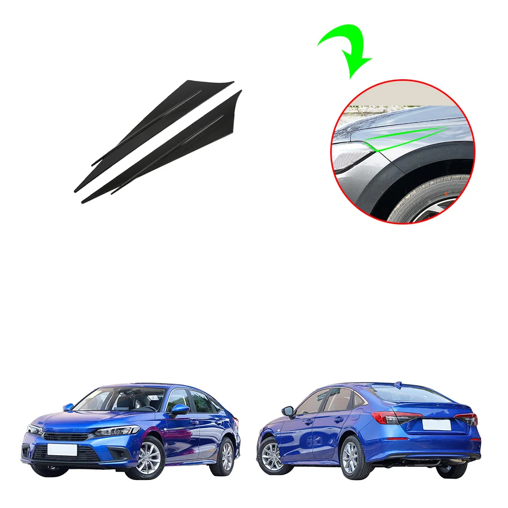 ABS Chrome Silver Glossy Black Car Exterior Decoration Headlight Cover Head Lamp Eyebrow Molding Trims For Honda Civic 2022
ABS Chrome Silver Glossy Black Car Exterior Decoration Headlight Cover Head Lamp Eyebrow Molding Trims For Honda Civic 2022