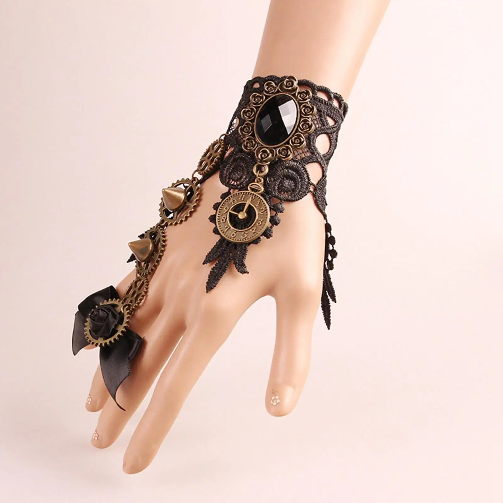 Fashion Women Victorian Steampunk Gloves Wrist Cuff Gear Girls Vintage Bracelets Costume Jewelry Accessories Lace Handwear
Fashion Women Victorian Steampunk Gloves Wrist Cuff Gear Girls Vintage Bracelets Costume Jewelry Accessories Lace Handwear