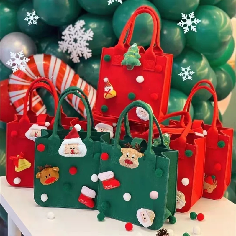Christmas Santa Sack Claus Candy Felt Bag Creative Adult Children Xmas Gifts Tree Candies Stocking Bags Exquisite Lovely Box
Christmas Santa Sack Claus Candy Felt Bag Creative Adult Children Xmas Gifts Tree Candies Stocking Bags Exquisite Lovely Box