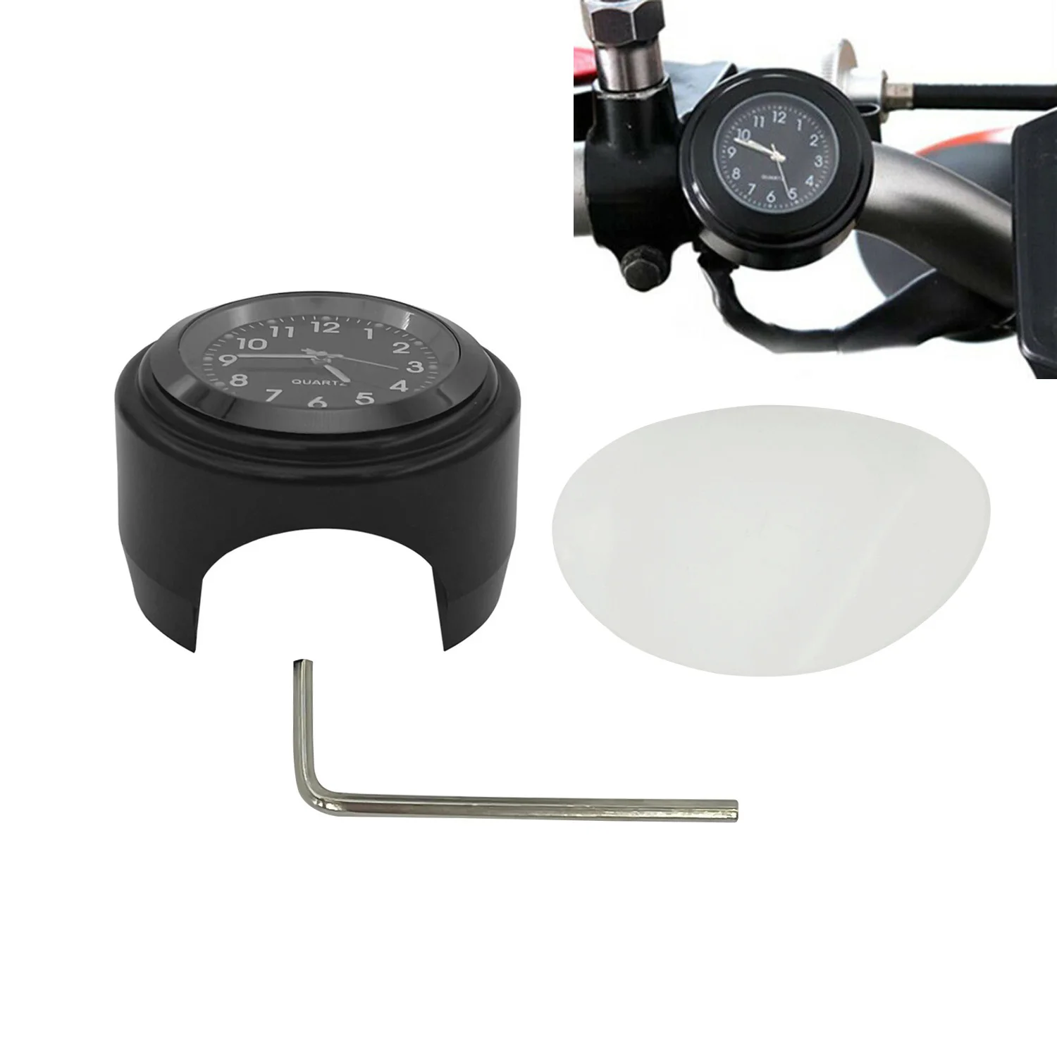 Universal Waterproof Motorcycle Motorbike 7/8" -1" Handlebar Clock Watch For Harley Honda Yamaha Suzuki Kawasaki Cruiser
Universal Waterproof Motorcycle Motorbike 7/8" -1" Handlebar Clock Watch For Harley Honda Yamaha Suzuki Kawasaki Cruiser