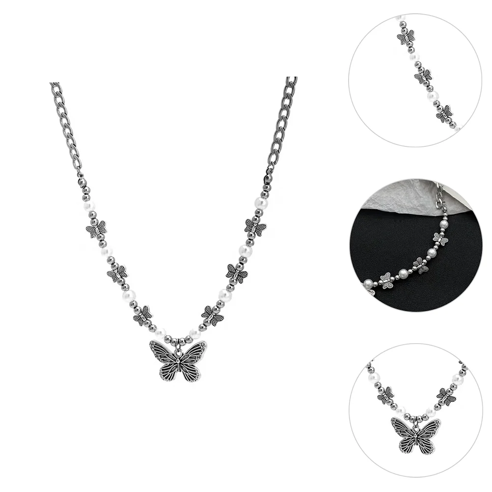 Hip Hop Necklacechain Choker Pendant Rhinestone Butterflies Inlaid Cuban Link Star Accessories Pearl Rhinestones Statement
Hip Hop Necklacechain Choker Pendant Rhinestone Butterflies Inlaid Cuban Link Star Accessories Pearl Rhinestones Statement