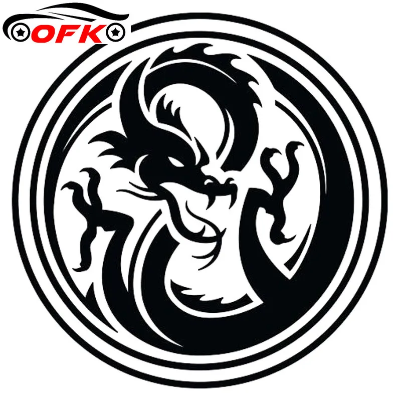Personality Car Sticker Classic Art Dragon Totem Mark Round Accessories Reflective Vinyl Decal Black/Silver,13cm*13cm
Personality Car Sticker Classic Art Dragon Totem Mark Round Accessories Reflective Vinyl Decal Black/Silver,13cm*13cm