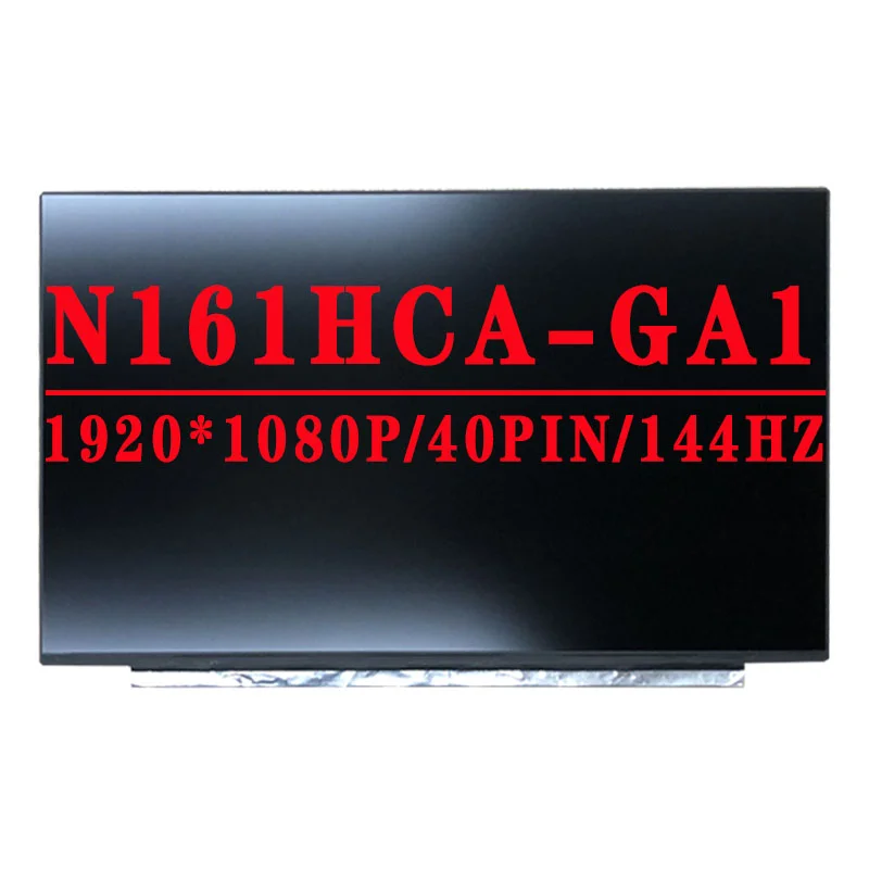16.1" Slim LED matrix laptop lcd screen panel N161HCA-GA1 1920*1080P FHD IPS 144hz fit NV161FHM-NY1 N161HMA-GAK
16.1" Slim LED matrix laptop lcd screen panel N161HCA-GA1 1920*1080P FHD IPS 144hz fit NV161FHM-NY1 N161HMA-GAK