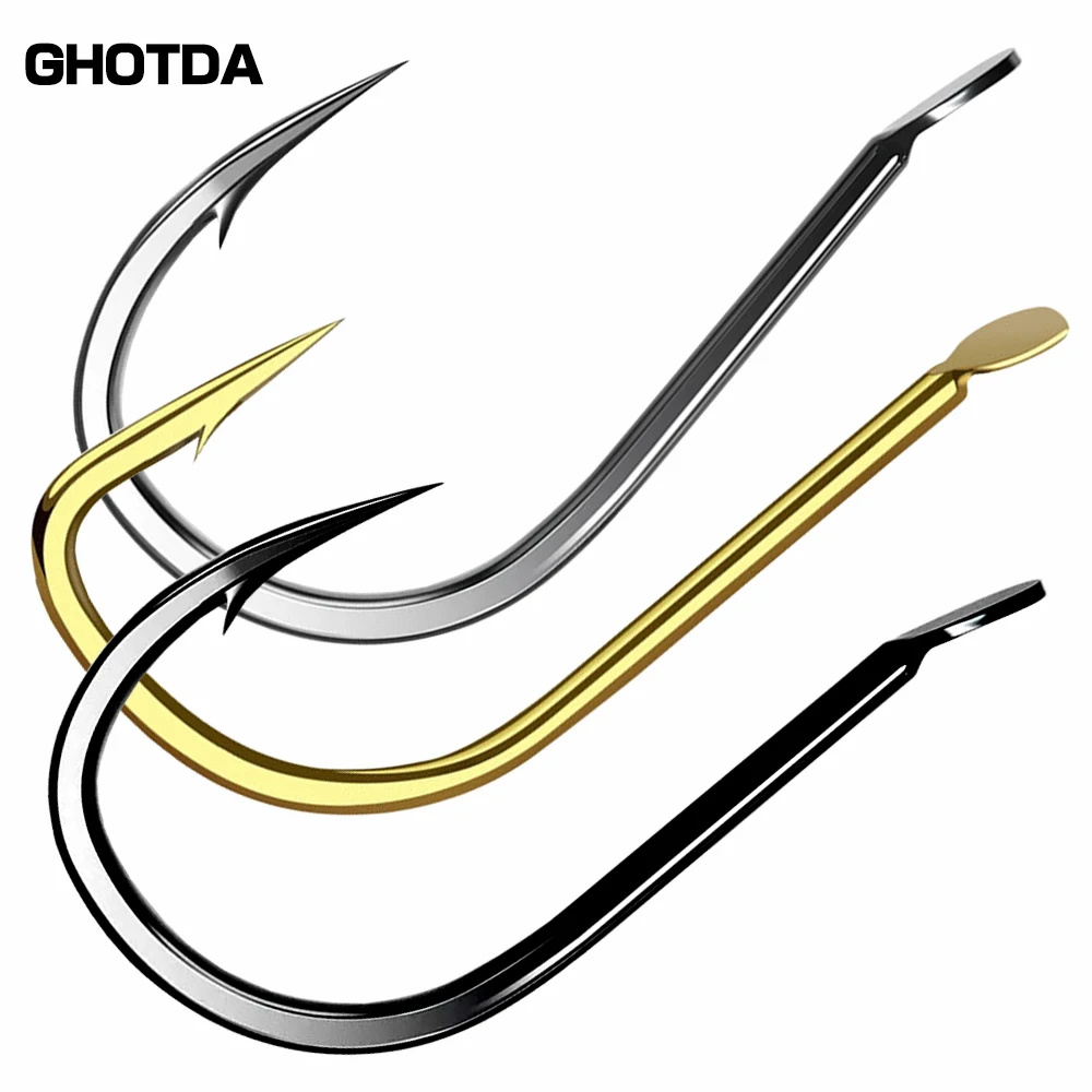 100pcs Fishing Hook Combo Size 3-12# Insect Fishing Bait Fishing Barb Head Flatated Carp Fishing Hook Accessories
100pcs Fishing Hook Combo Size 3-12# Insect Fishing Bait Fishing Barb Head Flatated Carp Fishing Hook Accessories