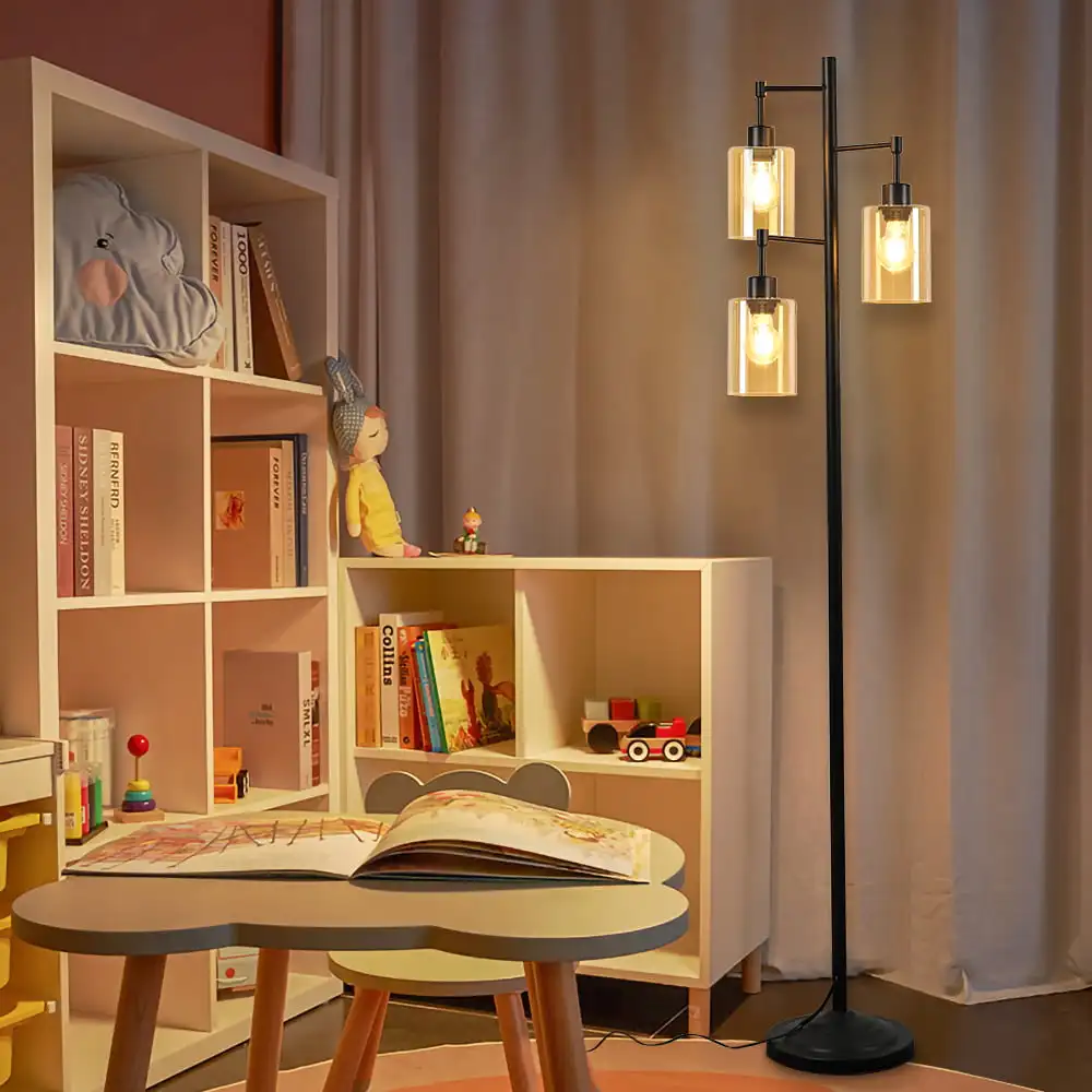 Freestanding Floor Lamp Retro Floor Lamp,3 Light Hanging Amber Glass Shade,Farmhouse Industrial Floor Lamp for Living Room, Bedr
Freestanding Floor Lamp Retro Floor Lamp,3 Light Hanging Amber Glass Shade,Farmhouse Industrial Floor Lamp for Living Room, Bedr
