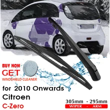 Car Wiper Blade Rear Back Window Windscreen Windshield Wipers For Citroen C-Zero Hatchback 305 mm 2010 Onwards Auto Accessories