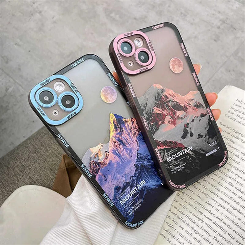 Aesthetic Snow Mountain Transparent Phone Case For iPhone 13 12 11 Pro Max X XR XS Luxury Clear Soft Silicone Shockproof Cover
Aesthetic Snow Mountain Transparent Phone Case For iPhone 13 12 11 Pro Max X XR XS Luxury Clear Soft Silicone Shockproof Cover