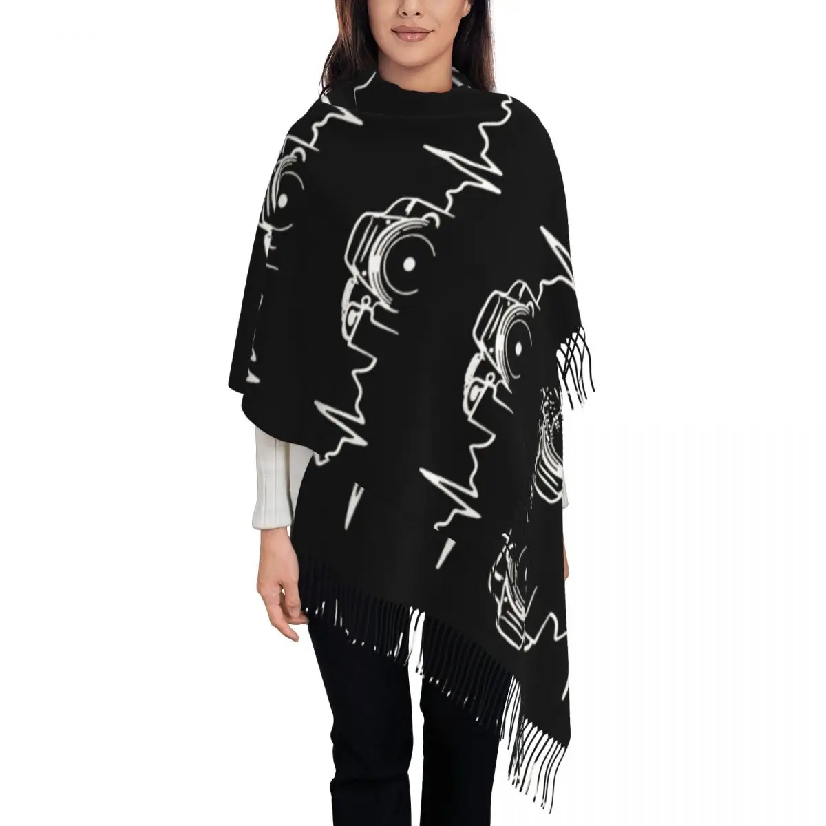 Heartbeat Of Camera Scarf for Women Warm Winter Cashmere Shawl Wrap Photographer Long Large Shawl Scarf Ladies
Heartbeat Of Camera Scarf for Women Warm Winter Cashmere Shawl Wrap Photographer Long Large Shawl Scarf Ladies