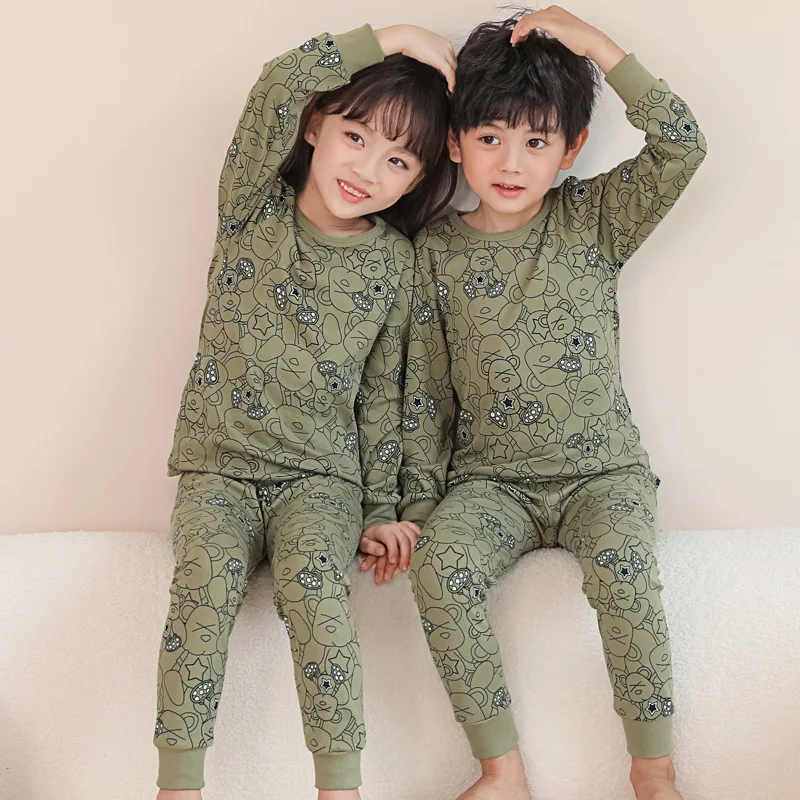 Kids Pajamas Christmas Sleepwear for Boys Girls Cotton Set Autumn Winter Nightwear Children's Home Clothes Pajamas Two-piece Set
Kids Pajamas Christmas Sleepwear for Boys Girls Cotton Set Autumn Winter Nightwear Children's Home Clothes Pajamas Two-piece Set