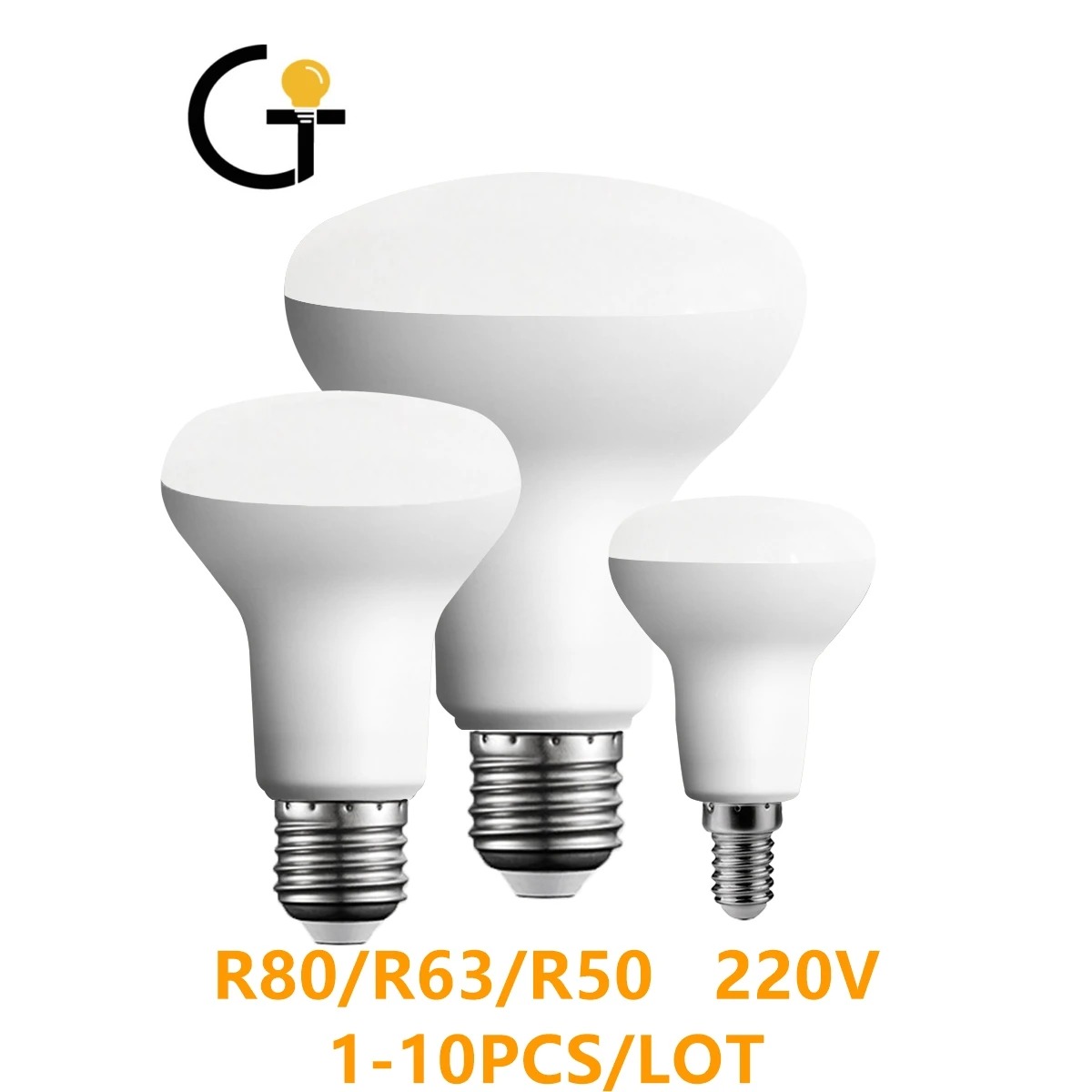 

Factory direct LED bath lamp Mushroom lamp R50 R63 R80 E27 E14 220V 6W 10W 12W non strobe warm white light in line with ERP2.0