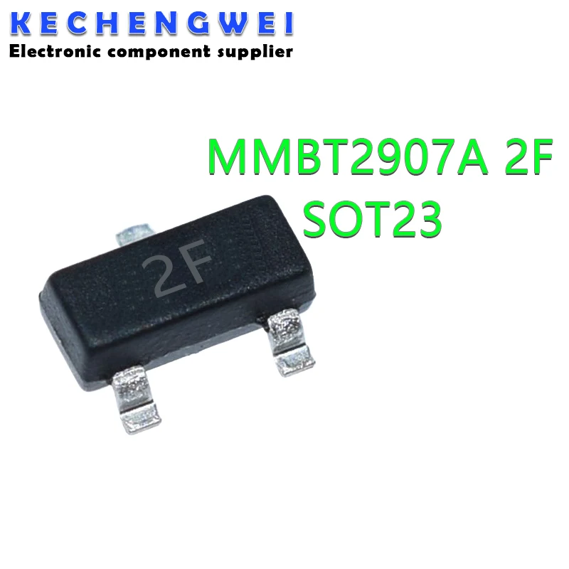 100PCS/Lot Transistor MMBT2907ALT1G MMBT2907A MMBT2907 2N2907 2F SOT-23 0.8A/60V SMD transistor
100PCS/Lot Transistor MMBT2907ALT1G MMBT2907A MMBT2907 2N2907 2F SOT-23 0.8A/60V SMD transistor
