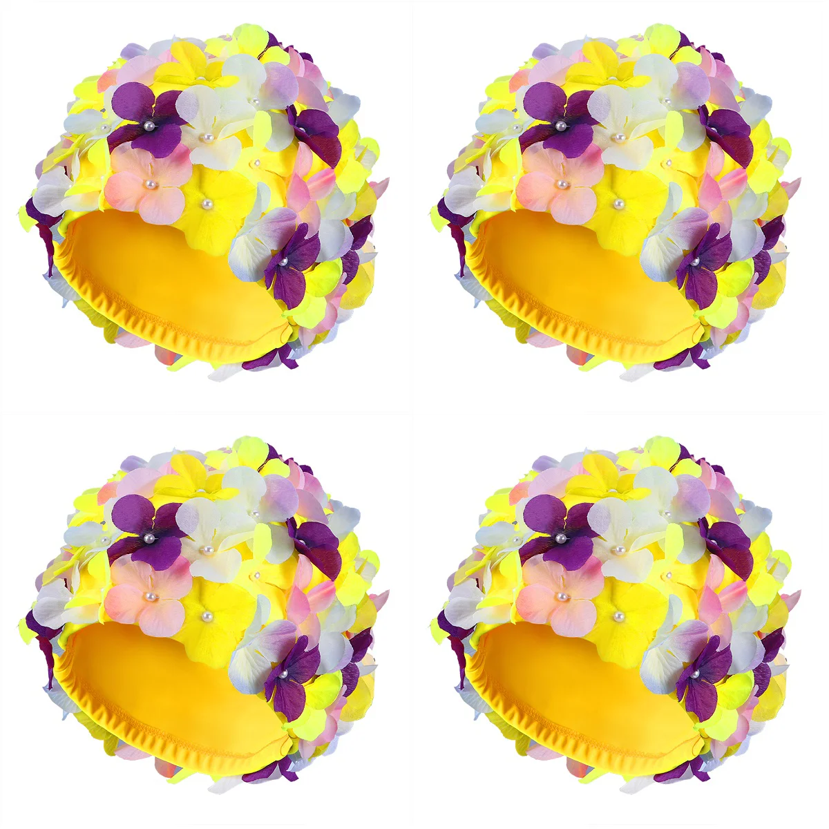 4 шт. Модная стильная шапка с цветочными лепестками для купания (Красочная)
4 шт. Модная стильная шапка с цветочными лепестками для купания (Красочная)