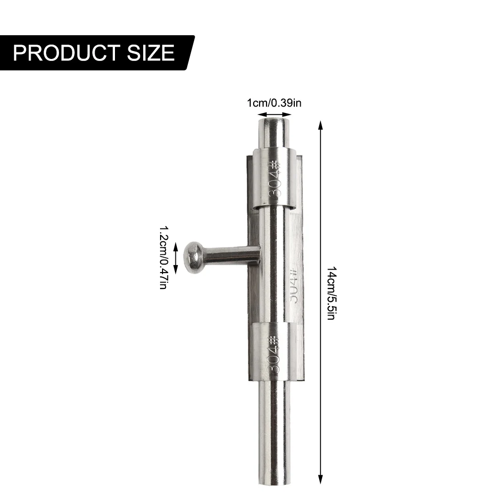 Bolt Home Lock Door Latch 304 8inch Accessories Fix Screws Protect Tool Replacement Safety Silver Stainless Steel
Bolt Home Lock Door Latch 304 8inch Accessories Fix Screws Protect Tool Replacement Safety Silver Stainless Steel