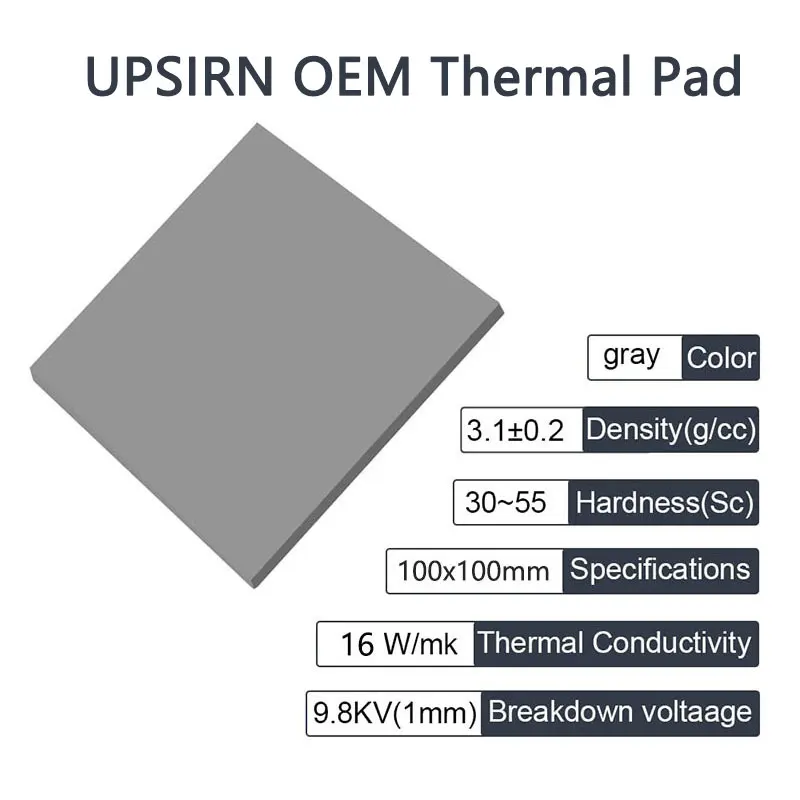 Силиконовый коврик для рассеивания тепла от производителя Upsiren, графическая карта для процессора/ГПУ, водный коврик, коврик для материнской...
Силиконовый коврик для рассеивания тепла от производителя Upsiren, графическая карта для процессора/ГПУ, водный коврик, коврик для материнской...