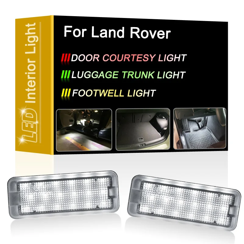 12V LED Interior Lamp For Land Rover Freelander 1998-2006 White Door Courtesy Luggage Trunk Footwell Light Assembly
12V LED Interior Lamp For Land Rover Freelander 1998-2006 White Door Courtesy Luggage Trunk Footwell Light Assembly