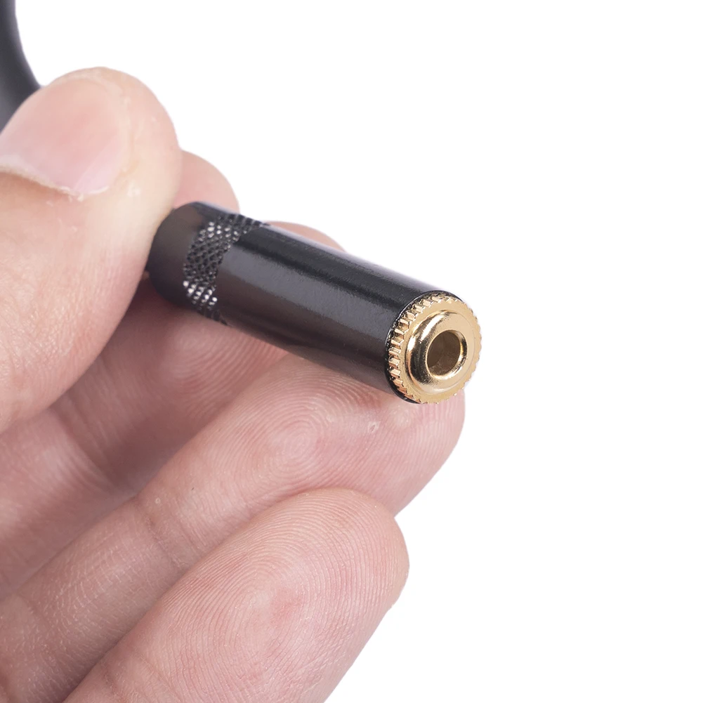 3.5mm Stereo Female To Dual 3 Pin XLR Male Plug Y Splitter Audio Cable Adapter For Musical Instrument Audio Device Equipment
3.5mm Stereo Female To Dual 3 Pin XLR Male Plug Y Splitter Audio Cable Adapter For Musical Instrument Audio Device Equipment
