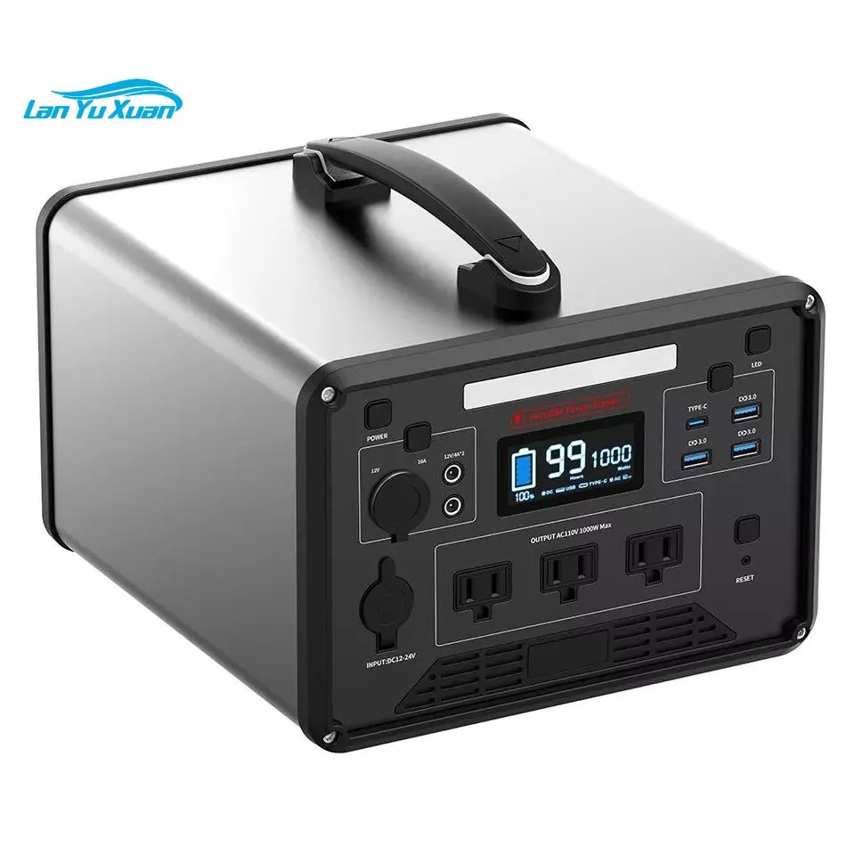 1000W Portable Power Station 110V 220V Lifepo4 Battery Pack USB For Home Outdoor Campinge Emergency LED Power Supply
1000W Portable Power Station 110V 220V Lifepo4 Battery Pack USB For Home Outdoor Campinge Emergency LED Power Supply